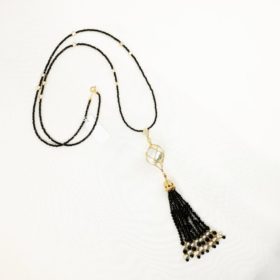 Akoya Keshi and Spinel Necklace